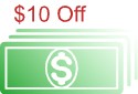 10 Dollar Off Coupon