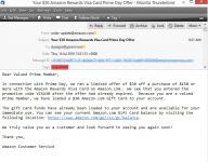 The email they sent to me today